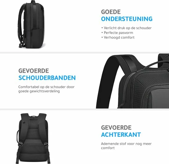 Uitgang ๐ฅฐ Nieuw ๐ Ssublime Dorsal I - Anti Diefstal Laptop Rugzak Met USB - Rugtas Met Laptopvak 15,6 Tot 17 Inch - Voor Dames En Heren - Zwart โจ ๐ 10 Uitgang ๐ฅฐ Nieuw ๐ Ssublime Dorsal I - Anti Diefstal Laptop Rugzak Met USB - Rugtas Met Laptopvak 15,6 Tot 17 Inch - Voor Dames En Heren - Zwart โจ ๐ - Afbeelding 8