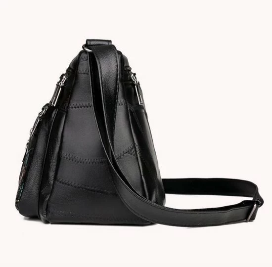 Begroting 💯 Begroting 🧨 Merkloos LaGloss Damestas Bloemen Print 4 - Luxe Handtas - Zwarte Schoudertas - 27 X 21 Cm - Zwart 🎉 😉 5 Begroting 💯 Begroting 🧨 Merkloos LaGloss Damestas Bloemen Print 4 - Luxe Handtas - Zwarte Schoudertas - 27 X 21 Cm - Zwart 🎉 😉 - Afbeelding 3