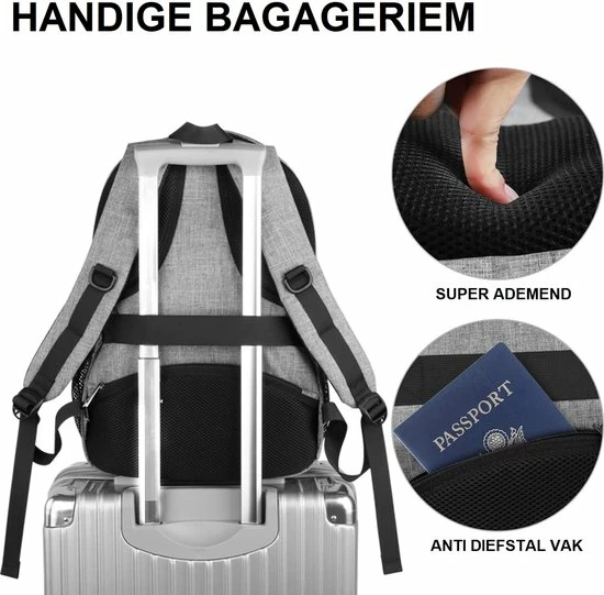 Gloednieuw ๐ฅ Beste recensies van ๐ Matein Rugzak Met USB Oplaadpoort 36L Grijs Luxe Laptop Rugtas 17.3 Inch - Schooltas - Heren - Dames - Jongens - Meisjes - Waterafstotend - Rugzakken ๐ โญ 8 Gloednieuw ๐ฅ Beste recensies van ๐ Matein Rugzak Met USB Oplaadpoort 36L Grijs Luxe Laptop Rugtas 17.3 Inch - Schooltas - Heren - Dames - Jongens - Meisjes - Waterafstotend - Rugzakken ๐ โญ - Afbeelding 6