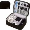 Flash-uitverkoop 🔔 Hete verkoop 😉 QY Kabel Organizer Tas, Multifunctionele Opbergtas Voor Elektronica En Accessoires - Zwart 👏 👏 -Tassen-dames Winkel 550x543 6
