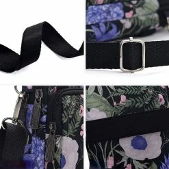 Uitgang 👍 Coupon ⭐ Fashion Favorite Smartphone Tasje | Uni Zwart | Telefoon / Crossbody Tas | Nylon - 19 X 10 X 5 Cm 🧨 ✨ -Tassen-dames Winkel 550x543 7