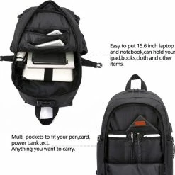 Flash-uitverkoop β Aanbiedingen π IGOODS Laptoprugzak - Reizen Anti-diefstal Zakelijke Rugzak - Tas Met USB-oplaadpoort - 14 T/m 15,6 Inch - Zwart β π 9 Flash-uitverkoop β Aanbiedingen π IGOODS Laptoprugzak - Reizen Anti-diefstal Zakelijke Rugzak - Tas Met USB-oplaadpoort - 14 T/m 15,6 Inch - Zwart β π -Tassen-dames Winkel 550x546 4