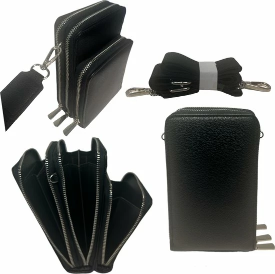 Goedkoopste β¨ Kopen π THL Design – Telefoontasje Dames Crossbody – Schoudertasje Telefoon – Kleine Tas – 3 Vakken - Bruin π π 7 Goedkoopste β¨ Kopen π THL Design – Telefoontasje Dames Crossbody – Schoudertasje Telefoon – Kleine Tas – 3 Vakken - Bruin π π - Afbeelding 5