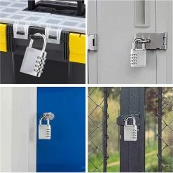 Beste deal ⌛ Uitgang 🔔 Igoods 4 Cijferig Kofferslot - Reisslot - Reis Cijferslot - Cijferhangslot - Hangslot - Bagageslot - Luggace Lock - 80 Mm - Zilver 👏 😉 -Tassen-dames Winkel 550x548 3