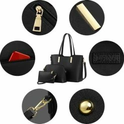 Hete verkoop โญ Beste Pirce ๐ Lana® El Zafiro - Dames Handtassen Set - Schoudertas, Handtas - Saffiano Leer - Zwart ๐ ๐ 14 Hete verkoop โญ Beste Pirce ๐ Lana® El Zafiro - Dames Handtassen Set - Schoudertas, Handtas - Saffiano Leer - Zwart ๐ ๐ -Tassen-dames Winkel 550x548 8