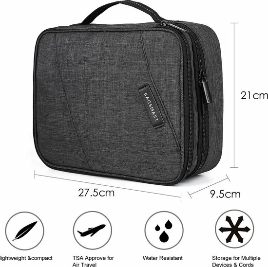 Korting ๐ Coupon ๐ Kabel & Elektronica Organiser Opbergtas Met 5 Sunflake Kabelbinders - Voor 10.5" IPad Pro, IPad Air, Oplader, Ereader - Zwart ๐ ๐ 16 Korting ๐ Coupon ๐ Kabel & Elektronica Organiser Opbergtas Met 5 Sunflake Kabelbinders - Voor 10.5" IPad Pro, IPad Air, Oplader, Ereader - Zwart ๐ ๐ - Afbeelding 14