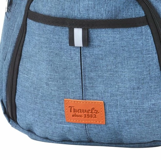 Korting โ Aanbiedingen ๐ TravelZ Hipster Rugtas | 28 Liter Rugzak | Laptop Rugtas 17" | Veel Compartimenten En Laptopvak | Blauw ๐ฅฐ ๐ 9 Korting โ Aanbiedingen ๐ TravelZ Hipster Rugtas | 28 Liter Rugzak | Laptop Rugtas 17" | Veel Compartimenten En Laptopvak | Blauw ๐ฅฐ ๐ - Afbeelding 7