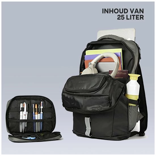 Top 10 🥰 Goedkoop ⭐ BAKBAGS Amsterdam Laptop Rugzak Voor 13 Tm 17 Inch Laptops - Laptoptas Incl Accessoires En Regenhoes - 10 Vakken - 25 Liter Inhoud - Duurzaam & Gerecycled Materiaal - Blauw-Grijs 🤩 🔥 11 Top 10 🥰 Goedkoop ⭐ BAKBAGS Amsterdam Laptop Rugzak Voor 13 Tm 17 Inch Laptops - Laptoptas Incl Accessoires En Regenhoes - 10 Vakken - 25 Liter Inhoud - Duurzaam & Gerecycled Materiaal - Blauw-Grijs 🤩 🔥 - Afbeelding 9