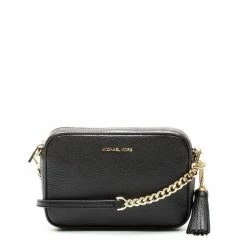 Promo 🤩 Top 10 🎉 Michael Kors Ginny Dames Crossbodytas - Zwart ⭐ 😍 -Tassen-dames Winkel 550x550 103