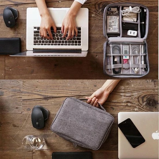 Flash-uitverkoop ๐ Hete verkoop ๐ QY Kabel Organizer Tas, Multifunctionele Opbergtas Voor Elektronica En Accessoires - Zwart ๐ ๐ 6 Flash-uitverkoop ๐ Hete verkoop ๐ QY Kabel Organizer Tas, Multifunctionele Opbergtas Voor Elektronica En Accessoires - Zwart ๐ ๐ - Afbeelding 4