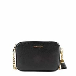 Promo 🤩 Top 10 🎉 Michael Kors Ginny Dames Crossbodytas - Zwart ⭐ 😍 -Tassen-dames Winkel 550x550 106