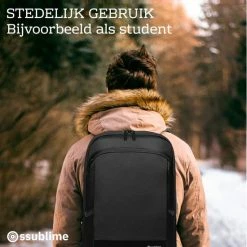 Goedkoopste ⌛ Aanbiedingen 🌟 Ssublime Expander - Anti Diefstal Laptop Rugzak 17 Inch - Rugtas Waterdicht Met Aanpasbare Grootte – Schooltas - Laptoptas - Voor Dames En Heren ❤️ 👍 -Tassen-dames Winkel 550x550 1062