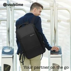 Beste deal ❤️ Beste Verkoop 🎁 Ssublime Weekender - 👜 👜 Handbagage Rugzak - Laptopvak 15.6 Tot 17 Inch - 20 Tot 36L - Rugtas Dames / Heren - Waterafstotend - Zwart 😉 🔔 -Tassen-dames Winkel 550x550 1096