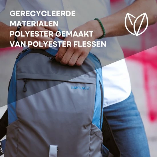 Top 10 🥰 Goedkoop ⭐ BAKBAGS Amsterdam Laptop Rugzak Voor 13 Tm 17 Inch Laptops - Laptoptas Incl Accessoires En Regenhoes - 10 Vakken - 25 Liter Inhoud - Duurzaam & Gerecycled Materiaal - Blauw-Grijs 🤩 🔥 8 Top 10 🥰 Goedkoop ⭐ BAKBAGS Amsterdam Laptop Rugzak Voor 13 Tm 17 Inch Laptops - Laptoptas Incl Accessoires En Regenhoes - 10 Vakken - 25 Liter Inhoud - Duurzaam & Gerecycled Materiaal - Blauw-Grijs 🤩 🔥 - Afbeelding 6