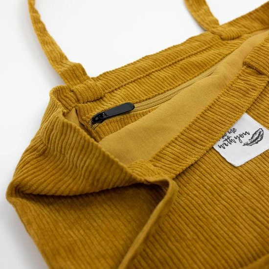 Korting โจ Beste recensies van โญ GoDaily - Dames - Schoudertas - Handtas - Bag - Ribstof - Canvas - Katoenen Tas - Tote - Geel ๐ ๐งจ 5 Korting โจ Beste recensies van โญ GoDaily - Dames - Schoudertas - Handtas - Bag - Ribstof - Canvas - Katoenen Tas - Tote - Geel ๐ ๐งจ - Afbeelding 3