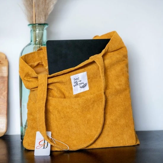 Korting โจ Beste recensies van โญ GoDaily - Dames - Schoudertas - Handtas - Bag - Ribstof - Canvas - Katoenen Tas - Tote - Geel ๐ ๐งจ 9 Korting โจ Beste recensies van โญ GoDaily - Dames - Schoudertas - Handtas - Bag - Ribstof - Canvas - Katoenen Tas - Tote - Geel ๐ ๐งจ - Afbeelding 7