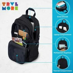 Gloednieuw โ๏ธ Gloednieuw ๐ TRVLMORE Rugzak - 25 L - 15,6 Inch - Laptop Rugtas - Waterafstotend - Zwart ๐ ๐ฅ 16 Gloednieuw โ๏ธ Gloednieuw ๐ TRVLMORE Rugzak - 25 L - 15,6 Inch - Laptop Rugtas - Waterafstotend - Zwart ๐ ๐ฅ -Tassen-dames Winkel 550x550 119