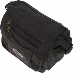 Groothandel 👏 Begroting 😍 Fana Bags | Grote Canvas Schoudertas Zwart | Heren / Dames Schoudertas A4 | Canvas Messenger Bag | Schouder Tas Groot Canvas ⭐ 🎉 -Tassen-dames Winkel 550x550 1228