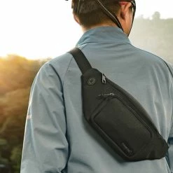 Promo 😉 Gloednieuw 👍 Tigernu Heuptasje Dames Heren - Fanny Pack - Riemtas - WATERAFSTOTEND - RFID ANTI SKIM - Zwart - 🌟 😀 -Tassen-dames Winkel 550x550 1263