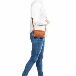 Korting 🔔 Coupon 🎉 Burkely Antique Avery Dames Mini Bag Schoudertas - Cognac ⌛ 🥰 -Tassen-dames Winkel 550x550 137