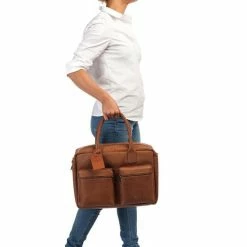 Begroting 🌟 Korting ⭐ Burkely Alex Werktas Unisex - Cognac 👍 ❤️ -Tassen-dames Winkel 550x550 180