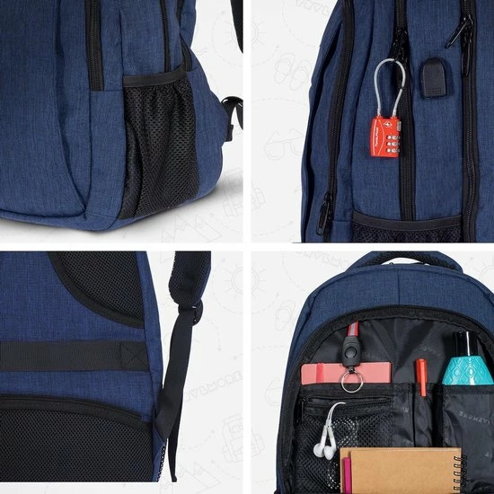 Beste Verkoop ๐ฅฐ Beste Verkoop ๐ TRVLMORE Rugzak - 36 L - 17,3 Inch - Laptop Rugtas - Waterafstotend - Blauw ๐ โญ 5 Beste Verkoop ๐ฅฐ Beste Verkoop ๐ TRVLMORE Rugzak - 36 L - 17,3 Inch - Laptop Rugtas - Waterafstotend - Blauw ๐ โญ - Afbeelding 3