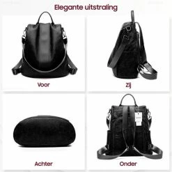 Goedkoop ✨ Beste deal 😀 Anti-diefstal Rugzak - Rugtas Dames - Waterdicht - Klein - Anti-theft 🎒 🎒 Backpack - Rug-, Schouder-, Handtas In één - Zacht PU-leer - Incl. Verstelbare Riem – Glennoo 🛒 🧨 -Tassen-dames Winkel 550x550 248