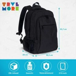 Groothandel โญ Nieuw ๐ฅ TRVLMORE Rugzak - 28L - 15,6 Inch - Laptop Rugtas - Waterafstotend - Zwart ๐ฏ ๐ฅฐ 25 Groothandel โญ Nieuw ๐ฅ TRVLMORE Rugzak - 28L - 15,6 Inch - Laptop Rugtas - Waterafstotend - Zwart ๐ฏ ๐ฅฐ -Tassen-dames Winkel 550x550 25