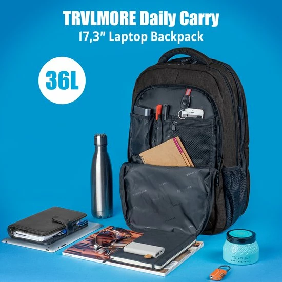 Aanbiedingen ๐ Groothandel โ TRVLMORE Rugzak - 36 L - 17,3 Inch - Laptop Rugtas - Waterafstotend - Antraciet ๐ฏ ๐ 4 Aanbiedingen ๐ Groothandel โ TRVLMORE Rugzak - 36 L - 17,3 Inch - Laptop Rugtas - Waterafstotend - Antraciet ๐ฏ ๐ - Afbeelding 2
