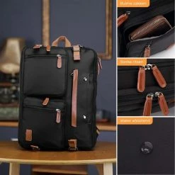 Begroting ๐ Coupon ๐ QY Laptoptas 2 In 1 Laptop Rugtas Schoudertas Voor 17.3 Inch Laptop – Zwart ๐ โญ 20 Begroting ๐ Coupon ๐ QY Laptoptas 2 In 1 Laptop Rugtas Schoudertas Voor 17.3 Inch Laptop – Zwart ๐ โญ -Tassen-dames Winkel 550x550 324