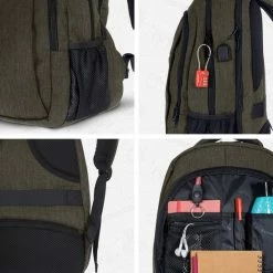 Uitgang 🔥 Coupon 🌟 TRVLMORE Rugzak - 28L - 15,6 Inch - Laptop Rugtas - Waterafstotend - Groen 😀 🔥 19 Uitgang 🔥 Coupon 🌟 TRVLMORE Rugzak - 28L - 15,6 Inch - Laptop Rugtas - Waterafstotend - Groen 😀 🔥 -Tassen-dames Winkel 550x550 352