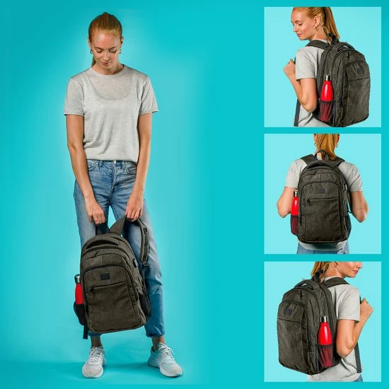 Uitgang 🔥 Coupon 🌟 TRVLMORE Rugzak - 28L - 15,6 Inch - Laptop Rugtas - Waterafstotend - Groen 😀 🔥 10 Uitgang 🔥 Coupon 🌟 TRVLMORE Rugzak - 28L - 15,6 Inch - Laptop Rugtas - Waterafstotend - Groen 😀 🔥 - Afbeelding 8