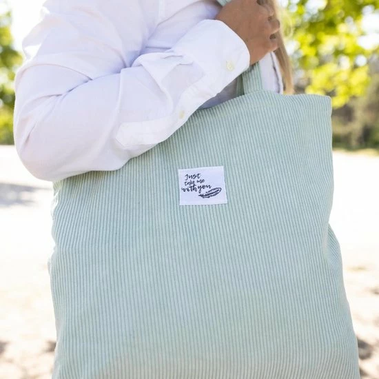 Aanbiedingen β¨ Beste Pirce β¨ GoDaily - Dames - Schoudertas - Handtas - Bag - Ribstof - Canvas - Katoenen Tas - Tote - Licht Groen β π 11 Aanbiedingen β¨ Beste Pirce β¨ GoDaily - Dames - Schoudertas - Handtas - Bag - Ribstof - Canvas - Katoenen Tas - Tote - Licht Groen β π - Afbeelding 9