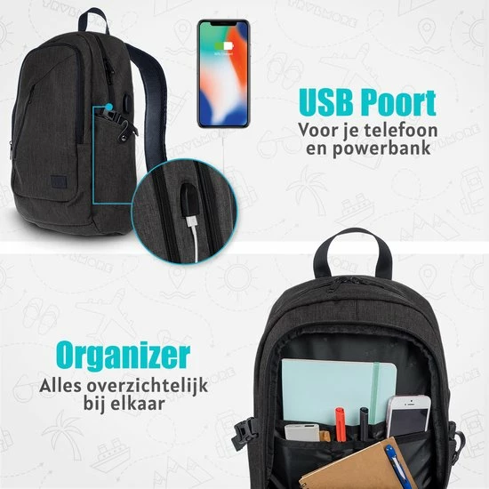 Beste recensies van ๐ Goedkoopste ๐ TRVLMORE Rugzak - 25 L - 15,6 Inch - Laptop Rugtas - Waterafstotend - Antraciet โ โจ 9 Beste recensies van ๐ Goedkoopste ๐ TRVLMORE Rugzak - 25 L - 15,6 Inch - Laptop Rugtas - Waterafstotend - Antraciet โ โจ - Afbeelding 7