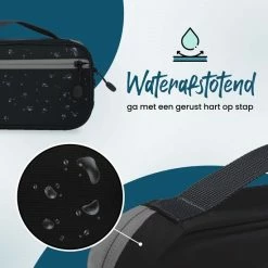 Promo 🎉 Beste Pirce 🌟 Sunflake Kabel Organiser Tas Deluxe – 3 Lagen - Compacte Kabeltas - Etui Voor Kabels - Zwart Grijs - Geschikt Als Kerst / Sinterklaas Cadeau Voor Mannen Of Vrouwen 🎉 🧨 -Tassen-dames Winkel 550x550 442