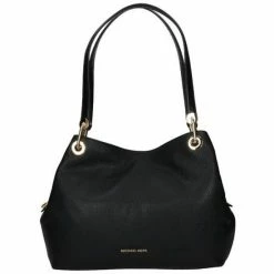 Promo ❤️ Beste Pirce 🥰 Michael Kors Raven L Dames Schoudertas - Zwart 😉 💯 -Tassen-dames Winkel 550x550 469