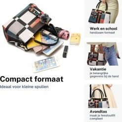 Promo 😍 Coupon 👏 ZILOU® Schoudertas - Handtas - Compact - Dames - Bruin ❤️ 🤩 -Tassen-dames Winkel 550x550 477