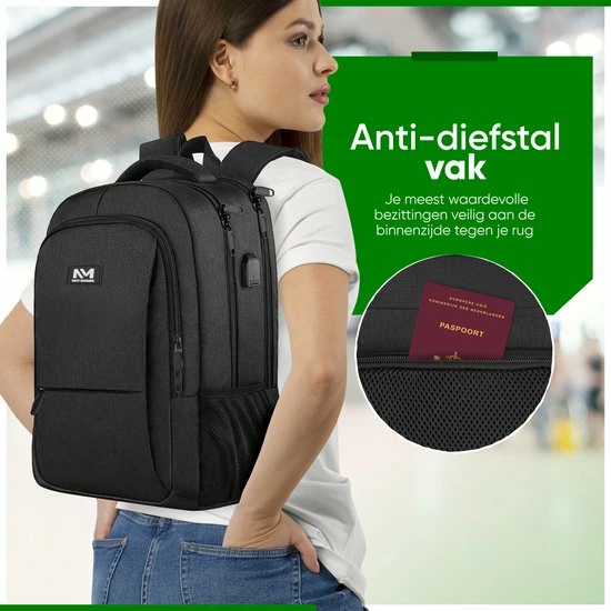 Groothandel โ๏ธ Beste Verkoop ๐ฏ Navy Madden Rugzak Met USB Poort 28L - Zwart - Luxe Laptop Rugtas 15.6 Inch Met Laptopvak - Heren - Dames - Jongens - Meisje - Waterafstotend - Rugzakken โ ๐งจ 9 Groothandel โ๏ธ Beste Verkoop ๐ฏ Navy Madden Rugzak Met USB Poort 28L - Zwart - Luxe Laptop Rugtas 15.6 Inch Met Laptopvak - Heren - Dames - Jongens - Meisje - Waterafstotend - Rugzakken โ ๐งจ - Afbeelding 8