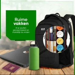 Gloednieuw 🎉 Goedkoopste ❤️ Navy Madden Rugzak Met USB Poort 28L - Zwart - Luxe Laptop Rugtas 15.6 Inch Met Laptopvak - Heren - Dames - Jongens - Meisje - Waterafstotend - Rugzakken ✨ ⭐ -Tassen-dames Winkel 550x550 56