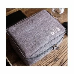 Uitgang ⭐ Flash-uitverkoop ✔️ EasyPleasy Kabel Organizer Tas | Opbergtas | Elektronica | Gadgets Accessoires Tas | Reistas | Travel Bag | Waterproof | Grijs 🎉 🛒 -Tassen-dames Winkel 550x550 583