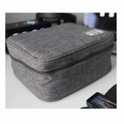 Uitgang ⭐ Flash-uitverkoop ✔️ EasyPleasy Kabel Organizer Tas | Opbergtas | Elektronica | Gadgets Accessoires Tas | Reistas | Travel Bag | Waterproof | Grijs 🎉 🛒 -Tassen-dames Winkel 550x550 586
