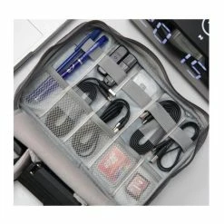 Uitgang ⭐ Flash-uitverkoop ✔️ EasyPleasy Kabel Organizer Tas | Opbergtas | Elektronica | Gadgets Accessoires Tas | Reistas | Travel Bag | Waterproof | Grijs 🎉 🛒 -Tassen-dames Winkel 550x550 587