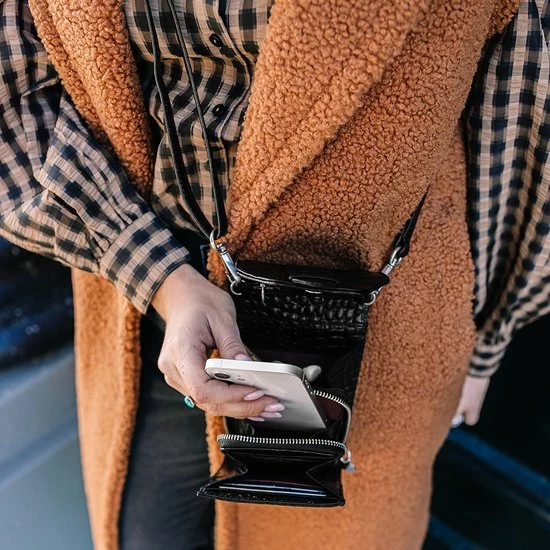 Promo π Flash-uitverkoop π Mosz MŌSZ Croco Dames Telefoontasje / Crossbody / Phonebag - Leer - π π― 16 Promo π Flash-uitverkoop π Mosz MŌSZ Croco Dames Telefoontasje / Crossbody / Phonebag - Leer - π π― - Afbeelding 14