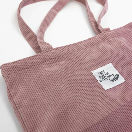 Beste deal ๐ Groothandel ๐ GoDaily - Dames - Schoudertas - Handtas - Bag - Ribstof - Canvas - Katoenen Tas - Tote - Roze ๐ ๐ 6 Beste deal ๐ Groothandel ๐ GoDaily - Dames - Schoudertas - Handtas - Bag - Ribstof - Canvas - Katoenen Tas - Tote - Roze ๐ ๐ - Afbeelding 4