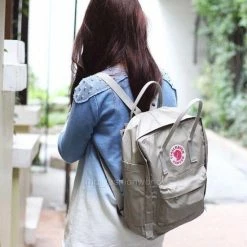 Korting 🧨 Promo 🌟 Fjallraven Fjällräven Kånken Unisex Rugzak - Fog 🔥 🎁 -Tassen-dames Winkel 550x550 632