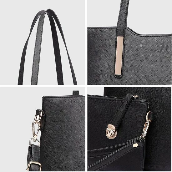 Groothandel ๐ฅ Flash-uitverkoop ๐ Miss Lulu Dames Handtas |Schoudertas | Portemonnee – Kunstleer -Zwart (LT6648 BK) ๐ ๐ฏ 7 Groothandel ๐ฅ Flash-uitverkoop ๐ Miss Lulu Dames Handtas |Schoudertas | Portemonnee – Kunstleer -Zwart (LT6648 BK) ๐ ๐ฏ - Afbeelding 5