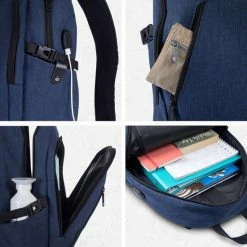 Korting ❤️ Goedkoopste 🔥 TRVLMORE Rugzak - 25 L - 15,6 Inch - Laptop Rugtas - Waterafstotend - Blauw ⌛ ⭐ -Tassen-dames Winkel 550x550 656