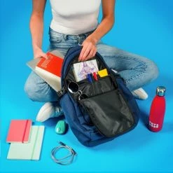 Korting ❤️ Goedkoopste 🔥 TRVLMORE Rugzak - 25 L - 15,6 Inch - Laptop Rugtas - Waterafstotend - Blauw ⌛ ⭐ -Tassen-dames Winkel 550x550 661