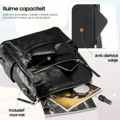 Beste Verkoop 🎉 Hete verkoop 🔥 Glennoo Rugzak - Rugtas Dames - Waterdicht - Klein - Anti-theft Vakje - Rug-, Schouder-, Handtas In één - Zacht PU-leer 🥰 🎉 -Tassen-dames Winkel 550x550 733