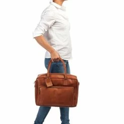 Gloednieuw 🎉 Hete verkoop 🎁 Burkely Vintage Mitch Worker - Schoudertas - Cognac 🌟 👍 -Tassen-dames Winkel 550x550 805